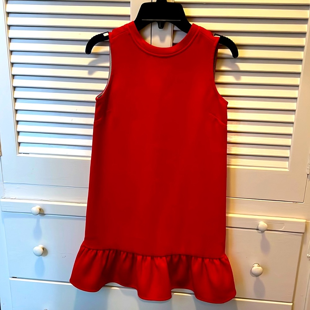 Vineyard Vines like-new 10/12 Red Ruffle Dress